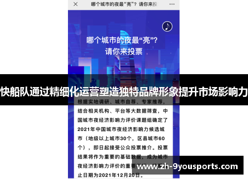 快船队通过精细化运营塑造独特品牌形象提升市场影响力